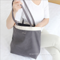 Wholesale hot sale canvas single shoulder bag, simple tote bag